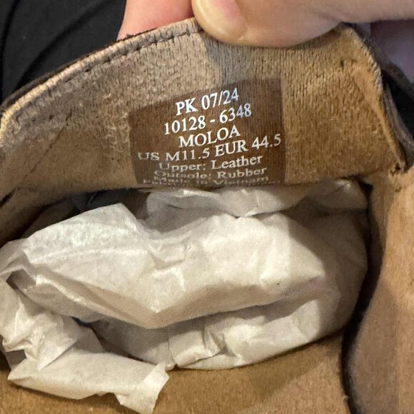 OluKai Moloa Men’s Nubuck Slip-on Loafers Shoes $140 in Dk Wood Dk Java - Picture 14 of 16